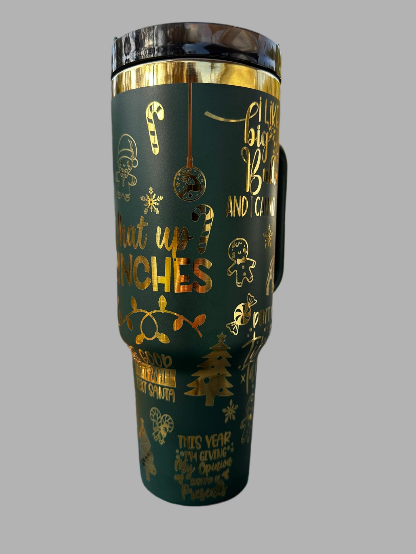 Green & Gold Grinches Tumbler
